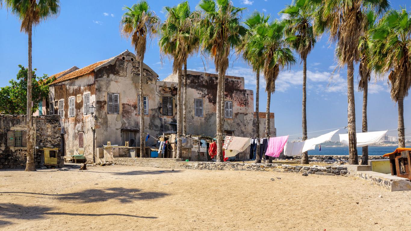 Hyrbil i Île de Gorée (Dakar)