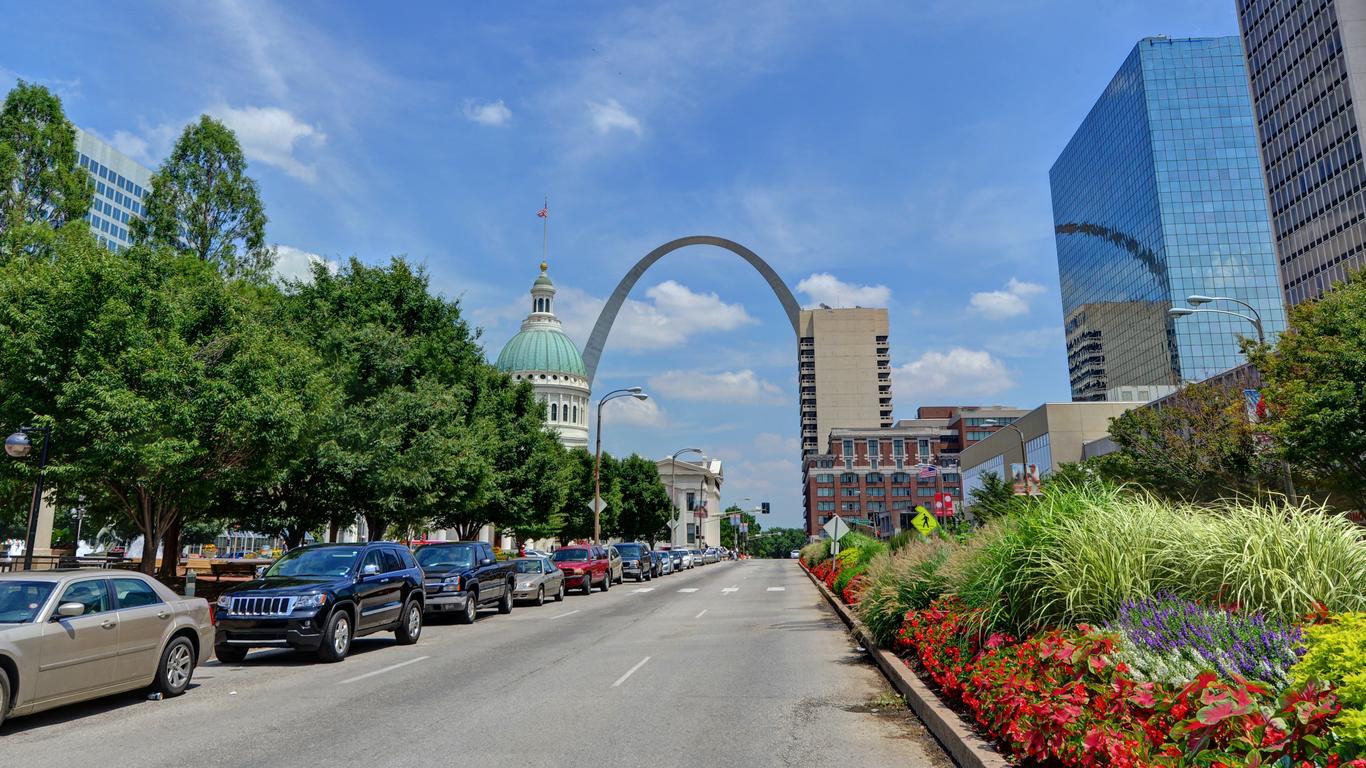 Hyrbil i Downtown (Saint Louis)